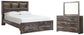 Drystan Bookcase Bed With 2 Storage Drawers With Mirrored Dresser Premier Furniture & Mattress
