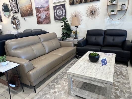 Genuine Leather Sofa and Loveseat