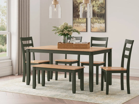 Gesthaven Dining Room Table Set (6/CN) Premier Furniture & Mattress