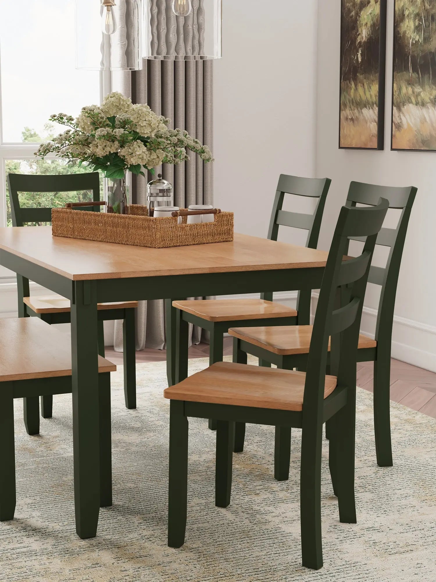 Gesthaven Dining Room Table Set (6/CN) Premier Furniture & Mattress