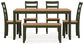 Gesthaven Dining Room Table Set (6/CN) Premier Furniture & Mattress