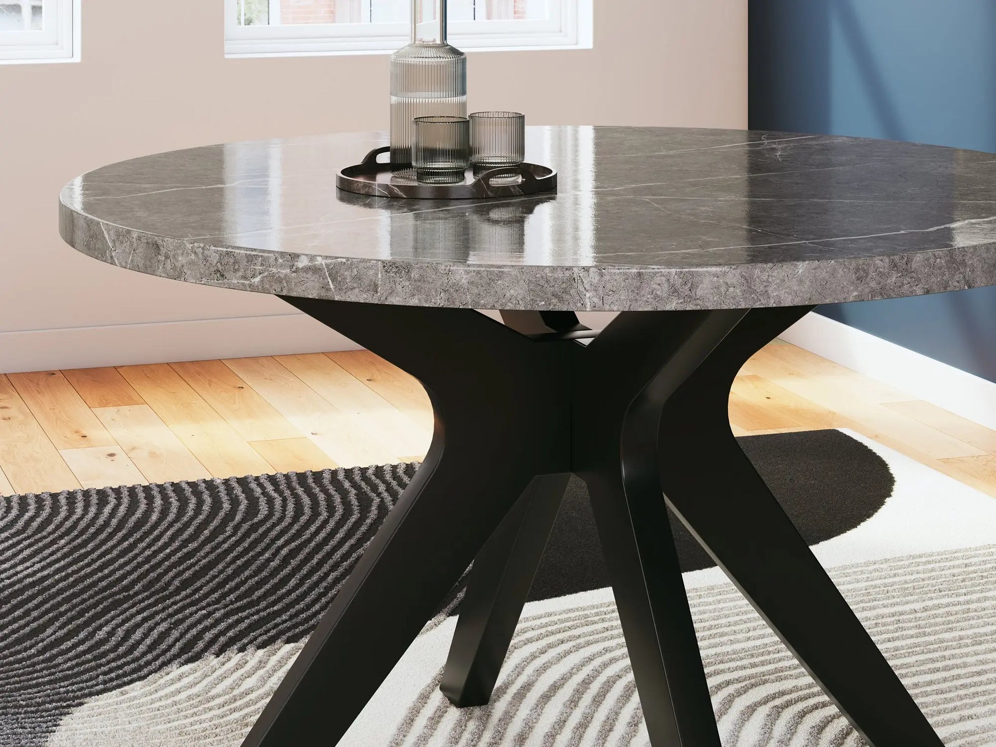 Glinari Round Dining Room Table Premier Furniture & Mattress