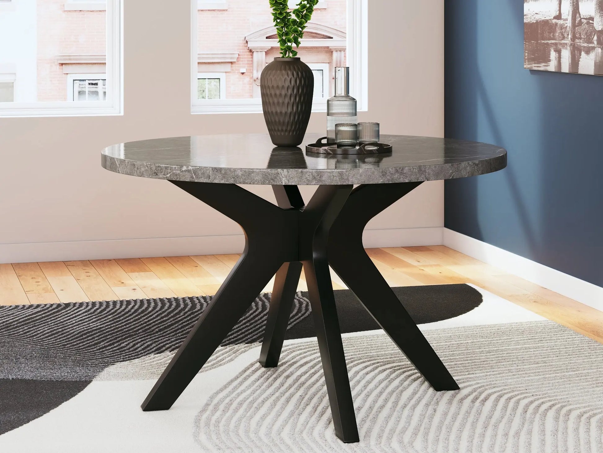 Glinari Round Dining Room Table Premier Furniture & Mattress