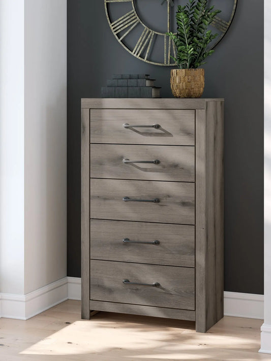 Graystorm Five Drawer Chest Premier Furniture & Mattress