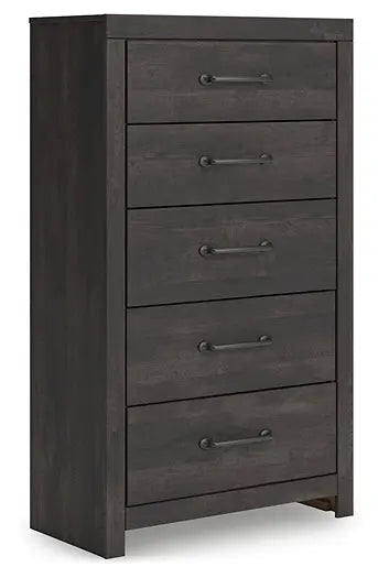 Hollivern Five Drawer Chest Premier Furniture & Mattress