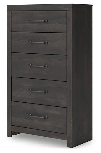 Hollivern Five Drawer Chest Premier Furniture & Mattress