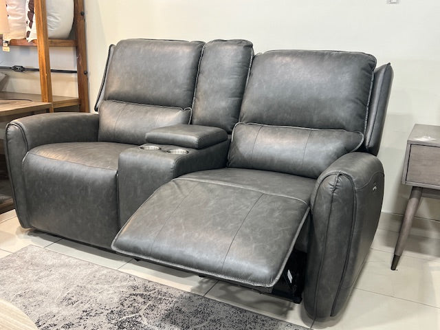 Bane Power Reclining Loveseat with Adjustable Headrest