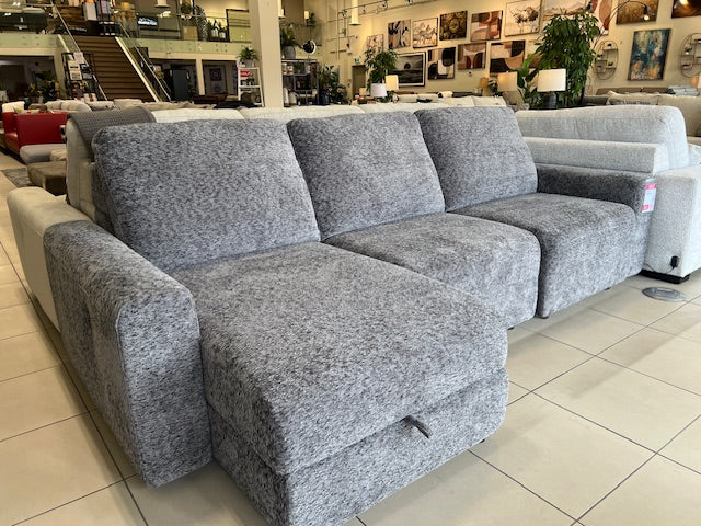 3-PEICE POWER SLIDER SECTIONAL