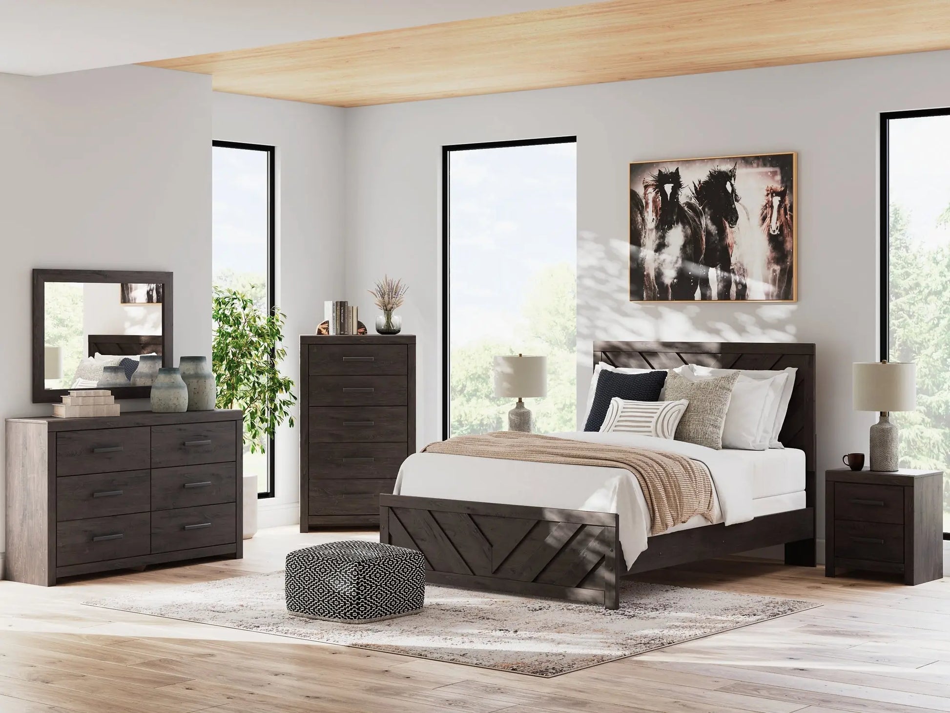 Prendonea Dresser and Mirror Premier Furniture & Mattress