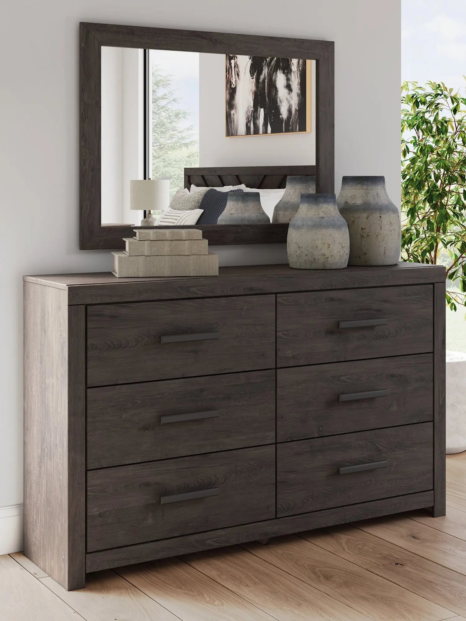 Prendonea Dresser and Mirror Premier Furniture & Mattress