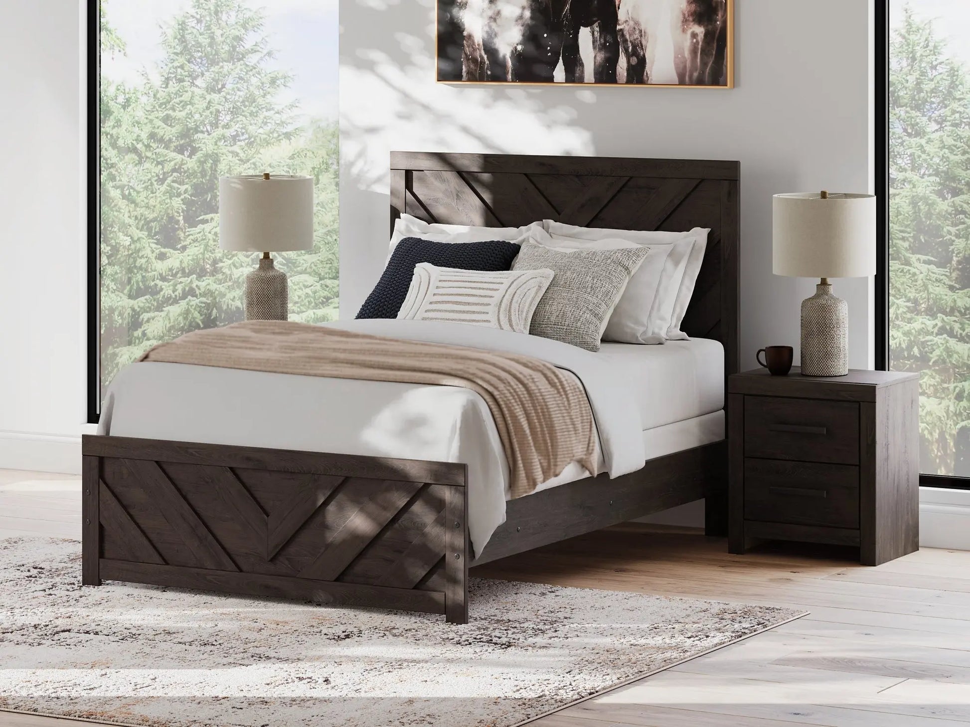 Prendonea Panel Bed Premier Furniture & Mattress