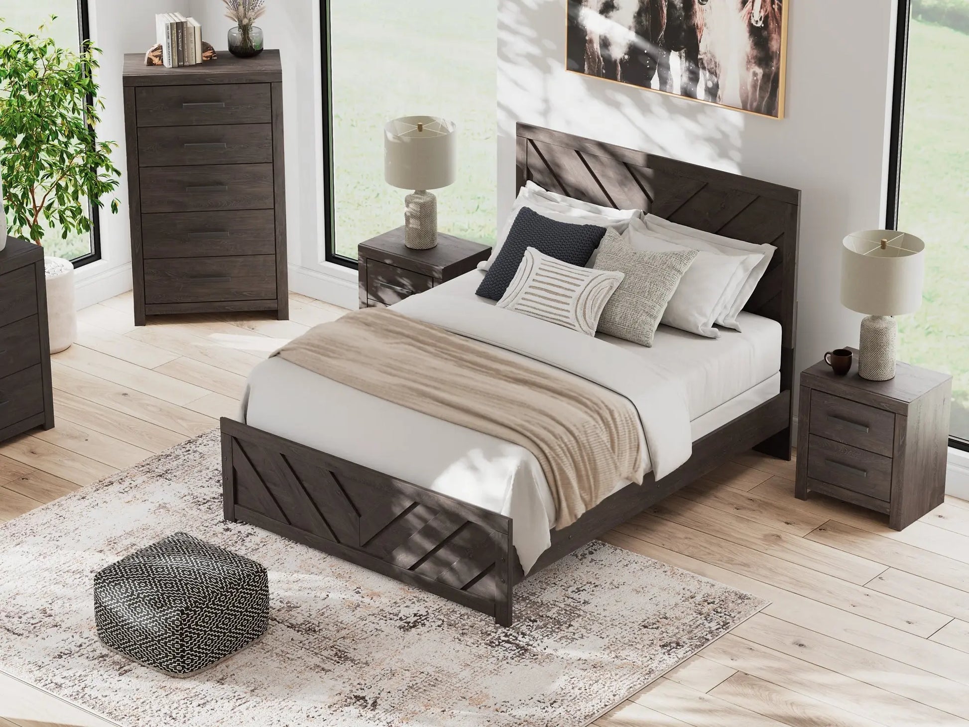 Prendonea Panel Bed Premier Furniture & Mattress