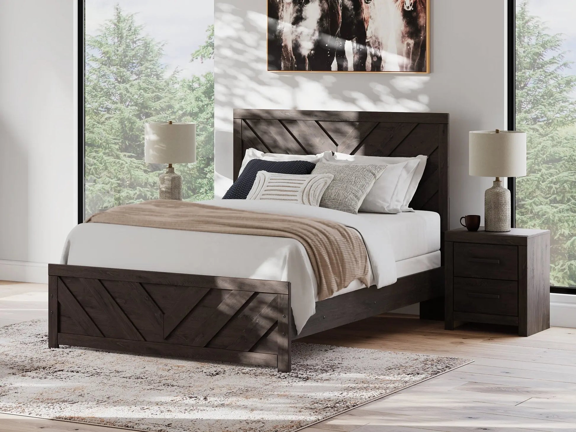 Prendonea Panel Bed Premier Furniture & Mattress