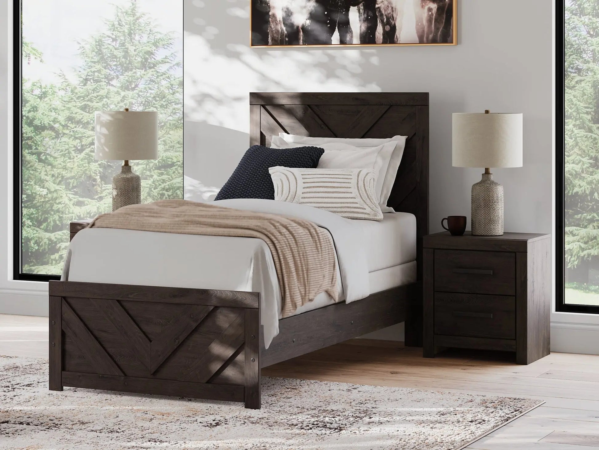 Prendonea Panel Bed Premier Furniture & Mattress