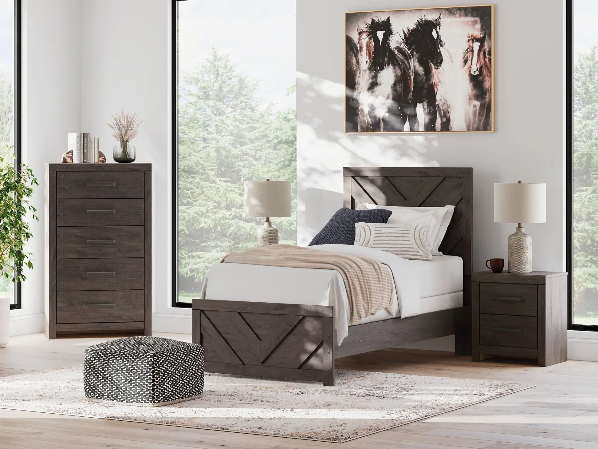 Prendonea Panel Bed Premier Furniture & Mattress