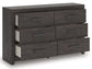 Prendonea Six Drawer Dresser Premier Furniture & Mattress