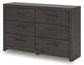 Prendonea Six Drawer Dresser Premier Furniture & Mattress
