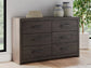 Prendonea Six Drawer Dresser Premier Furniture & Mattress