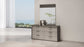 7 PC Italian designer modern bed set B156