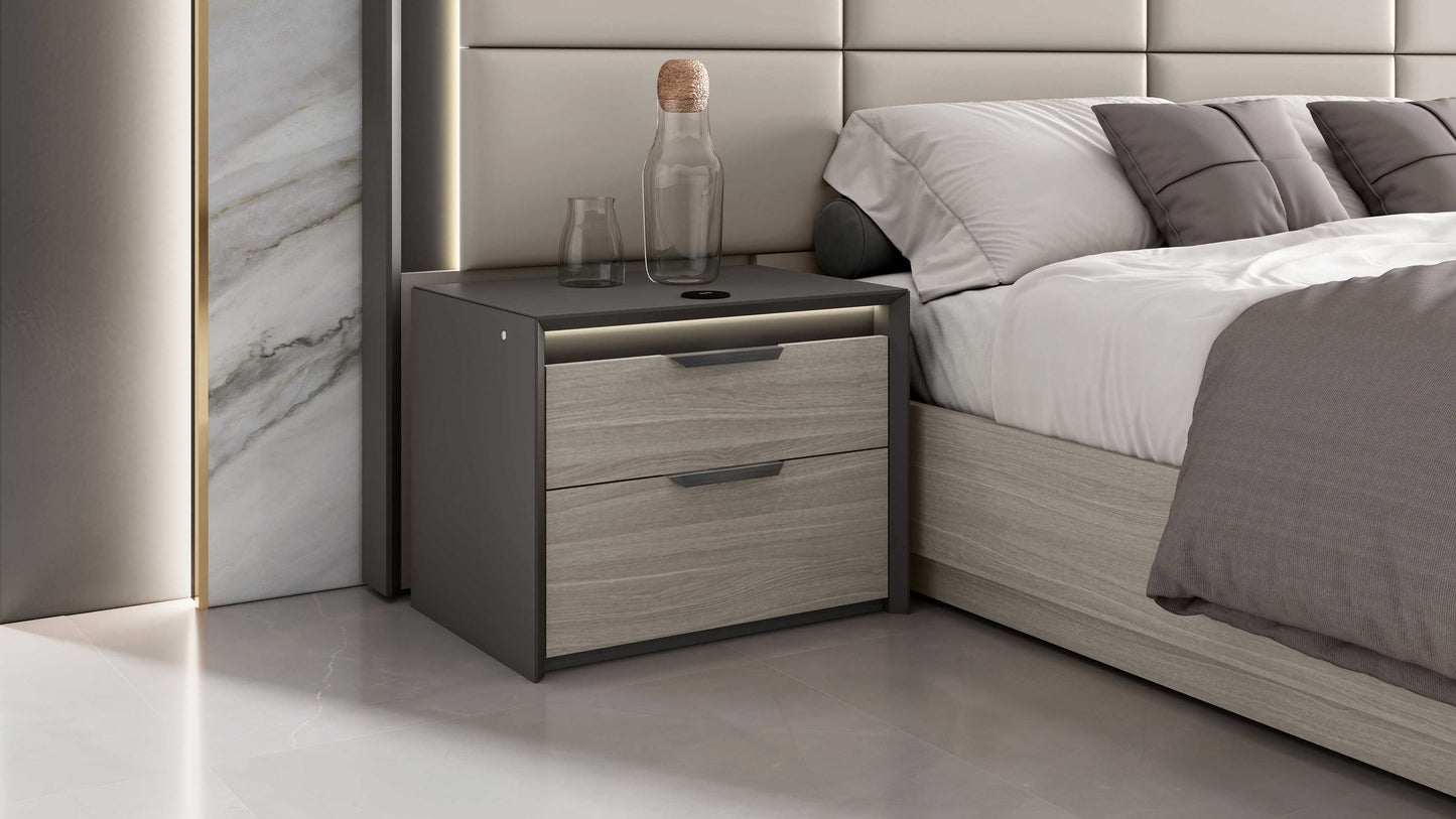 7 PC Italian designer modern bed set B156
