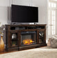 Roddinton XL TV Stand w/Fireplace Option Premier Furniture & Mattress