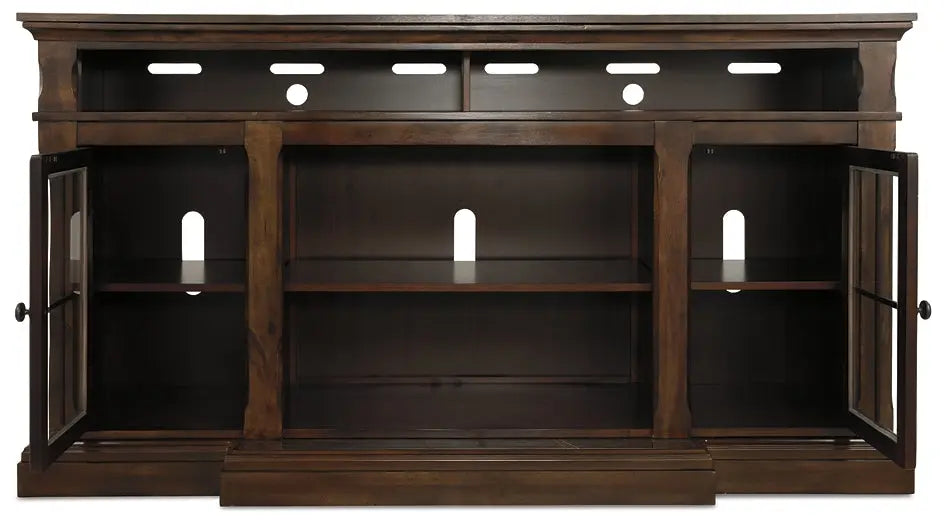 Roddinton XL TV Stand w/Fireplace Option Premier Furniture & Mattress