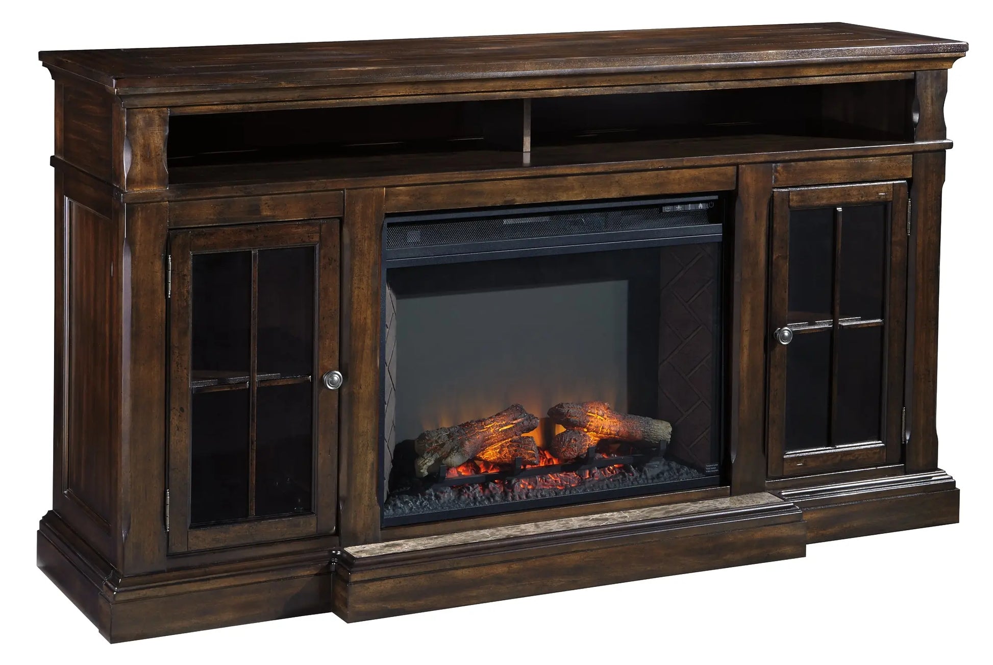 Roddinton XL TV Stand w/Fireplace Option Premier Furniture & Mattress
