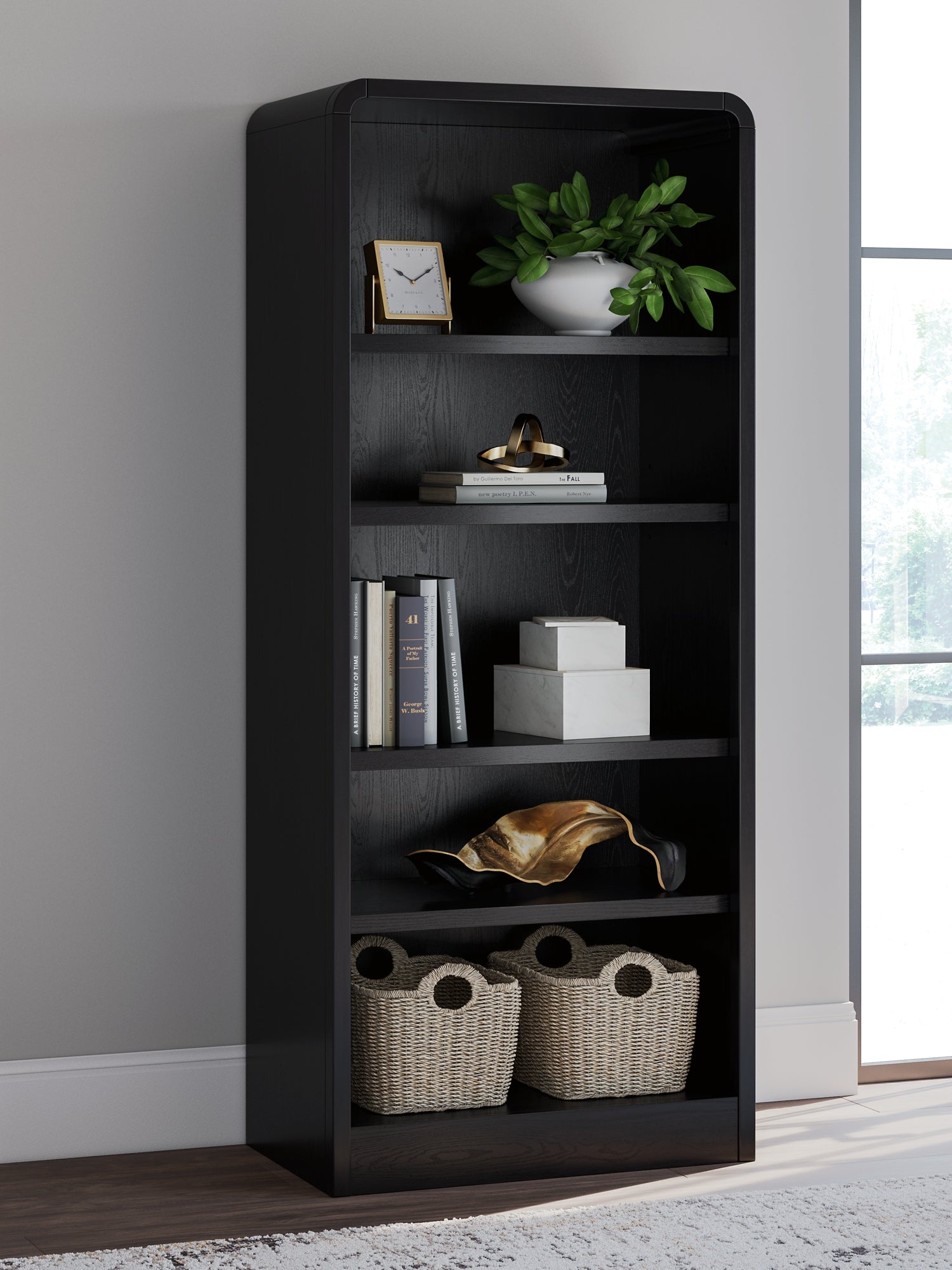 Rowanbeck Large Bookcase Premier Furniture & Mattress