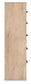 Sanginlane Five Drawer Chest Premier Furniture & Mattress