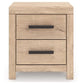 Sanginlane Two Drawer Night Stand Premier Furniture & Mattress