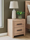 Sanginlane Two Drawer Night Stand Premier Furniture & Mattress