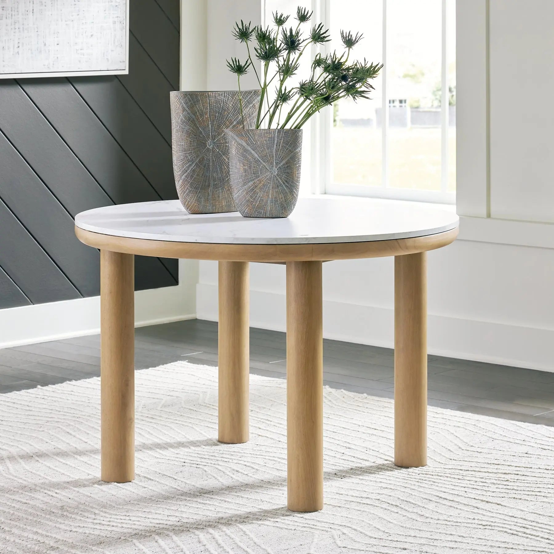 Sawdyn Round Dining Room Table Premier Furniture & Mattress