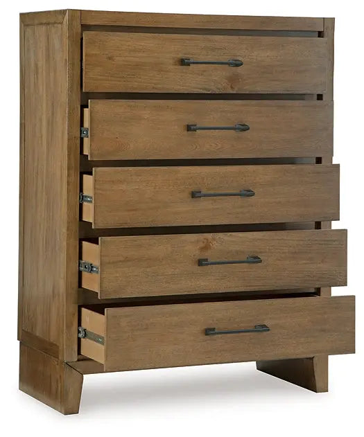 Sherbana Five Drawer Chest Premier Furniture & Mattress