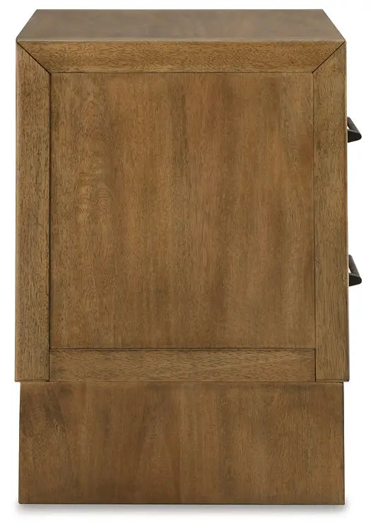 Sherbana Two Drawer Night Stand Premier Furniture & Mattress