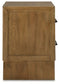Sherbana Two Drawer Night Stand Premier Furniture & Mattress
