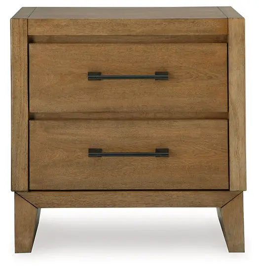 Sherbana Two Drawer Night Stand Premier Furniture & Mattress