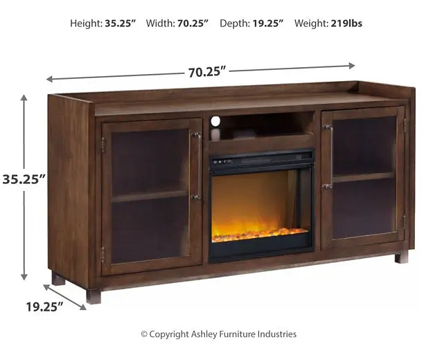 Starmore 70" TV Stand with Electric Fireplace - Premier Furniture & Mattress