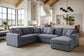 TADELY 3PC PULLOUT SECTIONAL