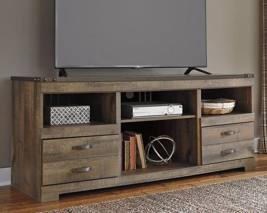 Trinell LG TV Stand w/Fireplace Option Premier Furniture & Mattress