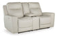 Mindanao PWR REC Loveseat/CON/ADJ HDRST- Coconut Color