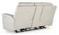 Mindanao PWR REC Loveseat/CON/ADJ HDRST- Coconut Color