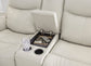 Mindanao PWR REC Loveseat/CON/ADJ HDRST- Coconut Color