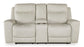 Mindanao PWR REC Loveseat/CON/ADJ HDRST- Coconut Color