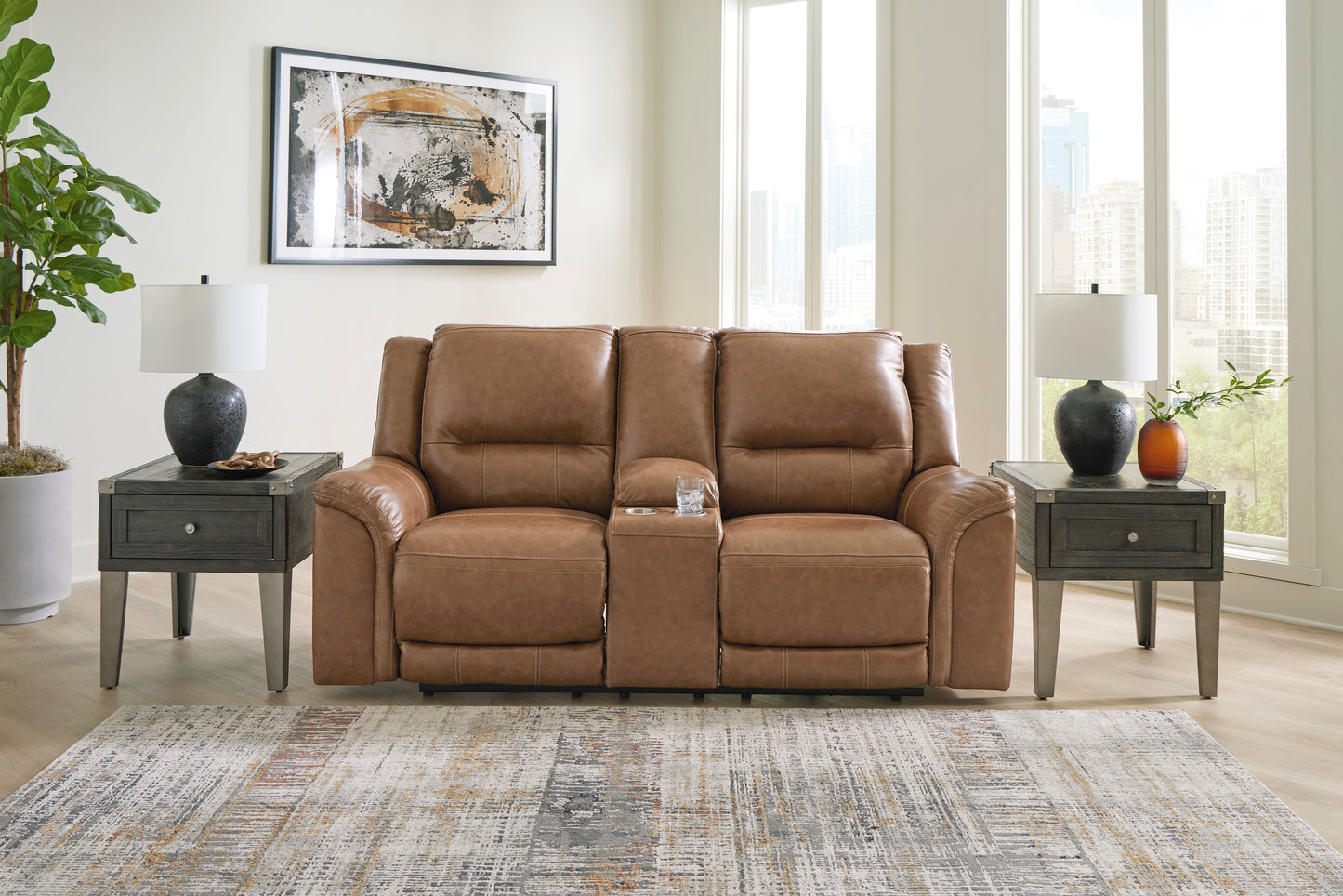 Trasimeno 2 Seat PWR REC Sofa ADJ HDREST AND LOVE SEAT COMBO