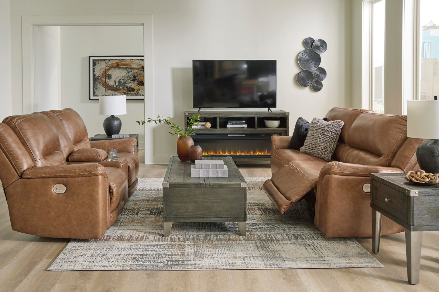 Trasimeno 2 Seat PWR REC Sofa ADJ HDREST