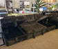 3Pc Arzelia_MediaSleeper_PullOut Sectional_LightGrey