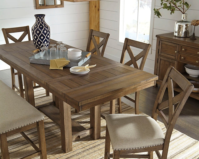 Moriville RECT DRM Counter EXT Table - Premier Furniture & Mattress
