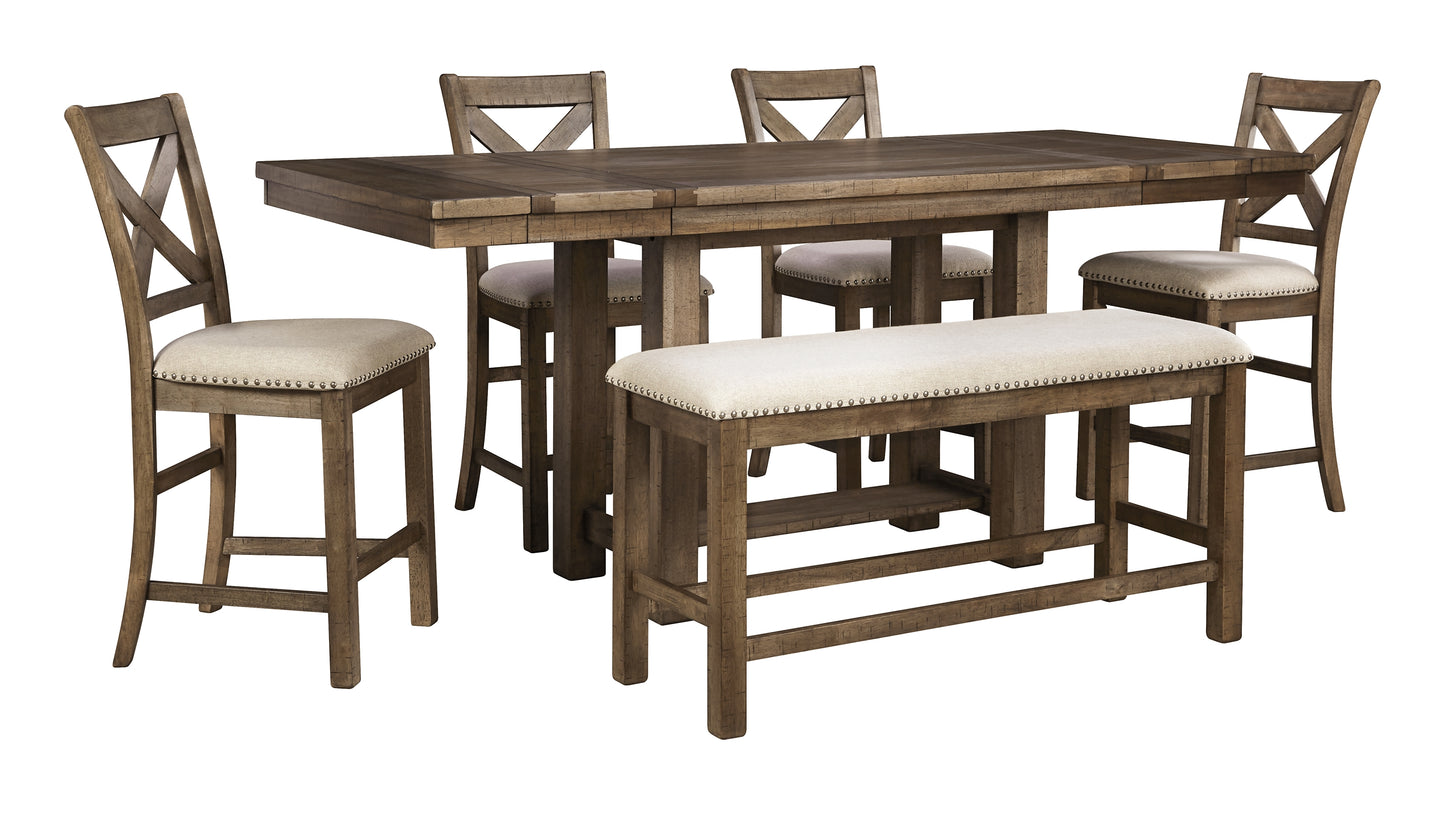 Moriville RECT DRM Counter EXT Table - Premier Furniture & Mattress