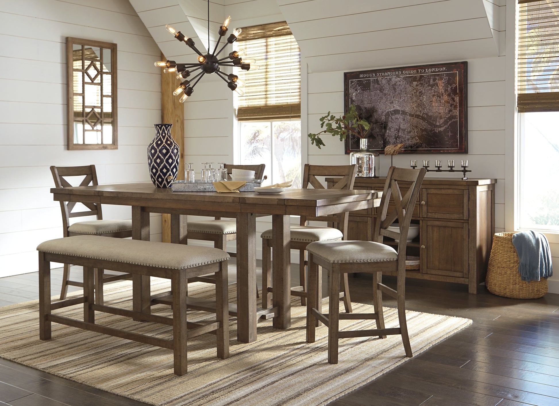 Moriville RECT DRM Counter EXT Table - Premier Furniture & Mattress