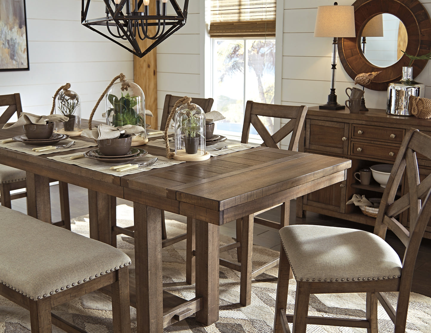 Moriville RECT DRM Counter EXT Table - Premier Furniture & Mattress